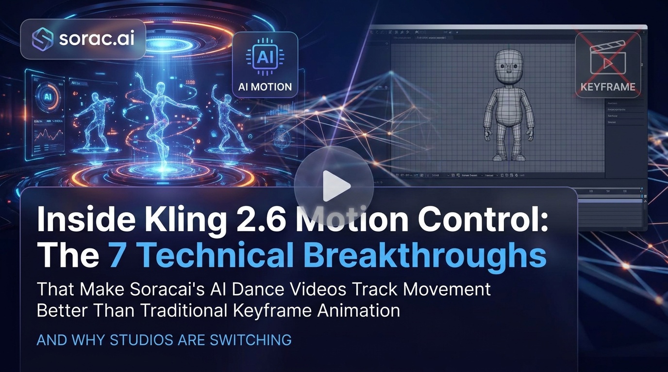 Inside Kling 2.6 Motion Control: The 7 Technical Breakthroughs That Make Soracai's AI Dance Videos Track Movement Better Than Traditional Keyframe Animation (And Why Studios Are Switching)