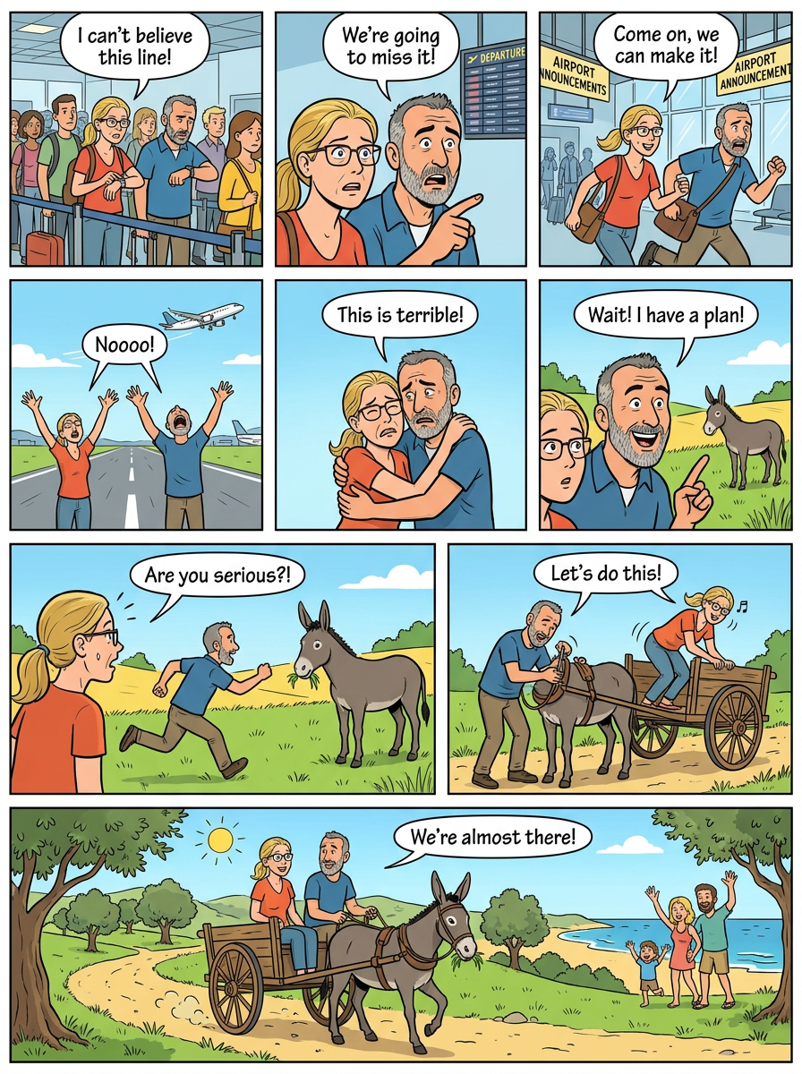 Comic story board