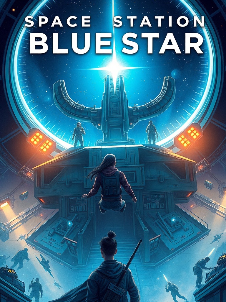 Space Station Blue Star