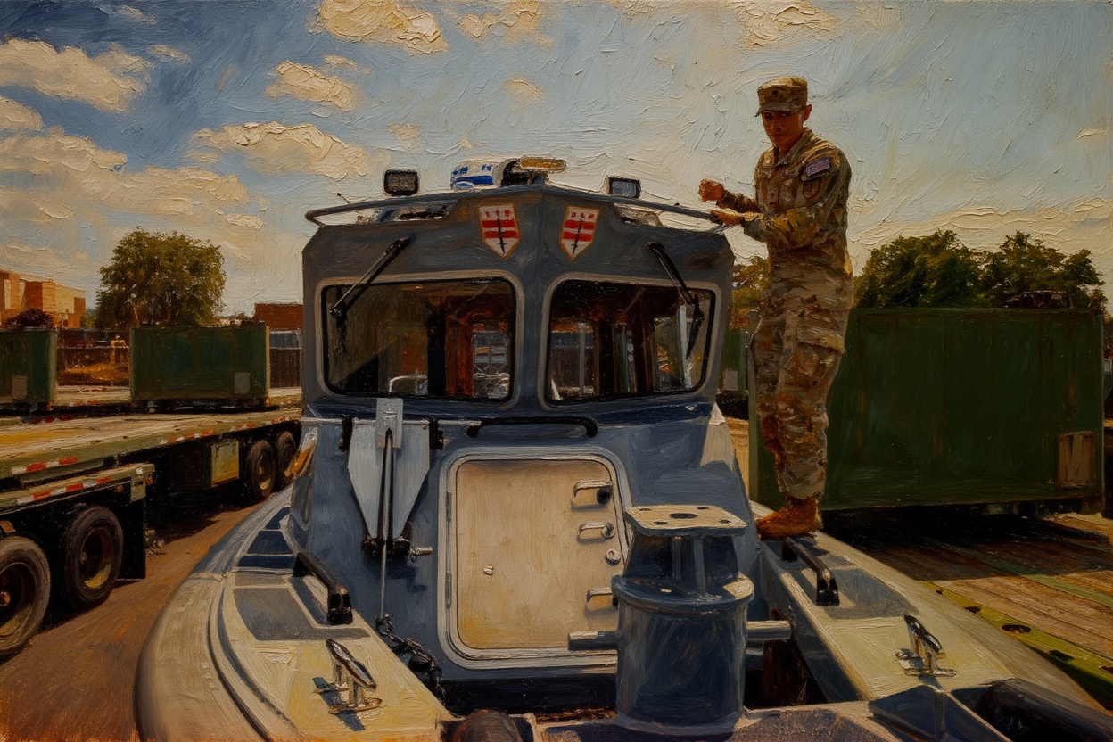DC National Guard Operates First Waterborne Security Vessel