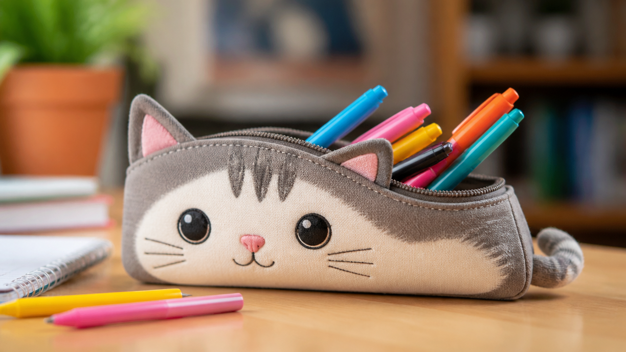 cat pencil case