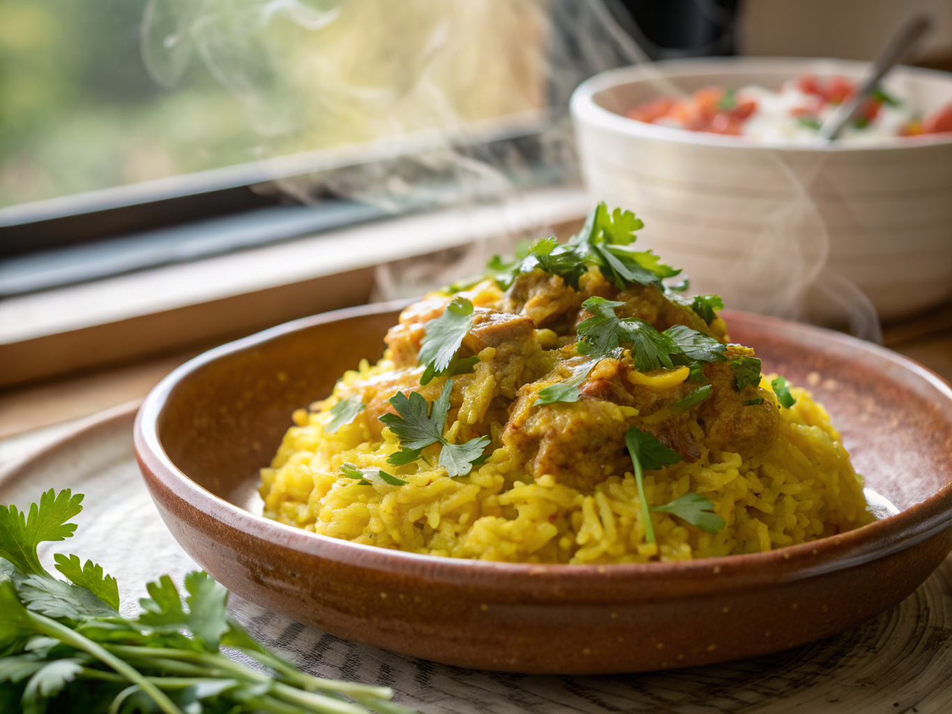 Peruvian Aji de Gallina with Saffron Rice