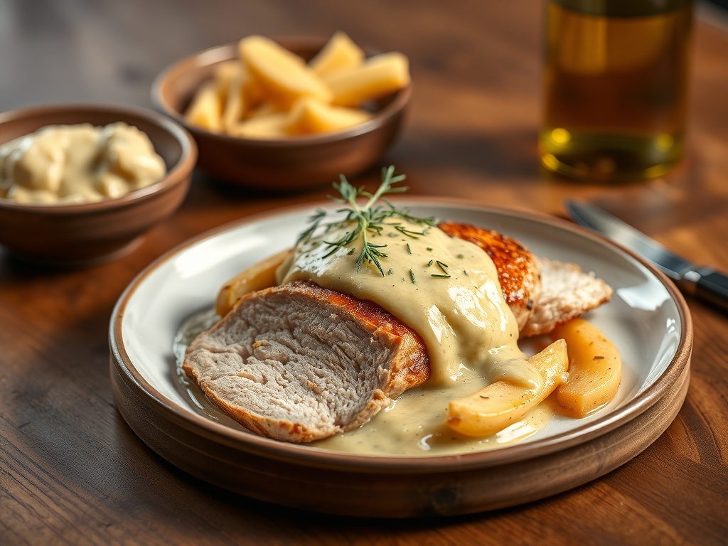 Poulet à la Crème de Moutarde et Cidre : Recette Facile et Ultra Gourmande