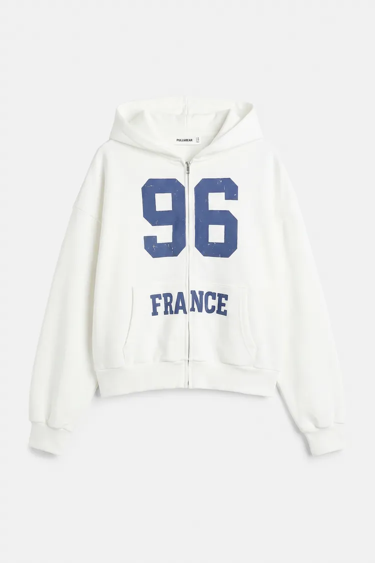 pull & Bear, France zip-up hoodie
