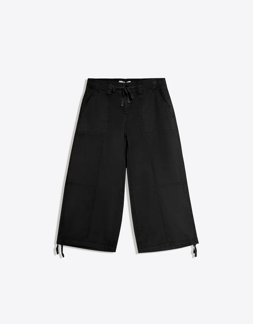 Bershka, CAPRIS - Black