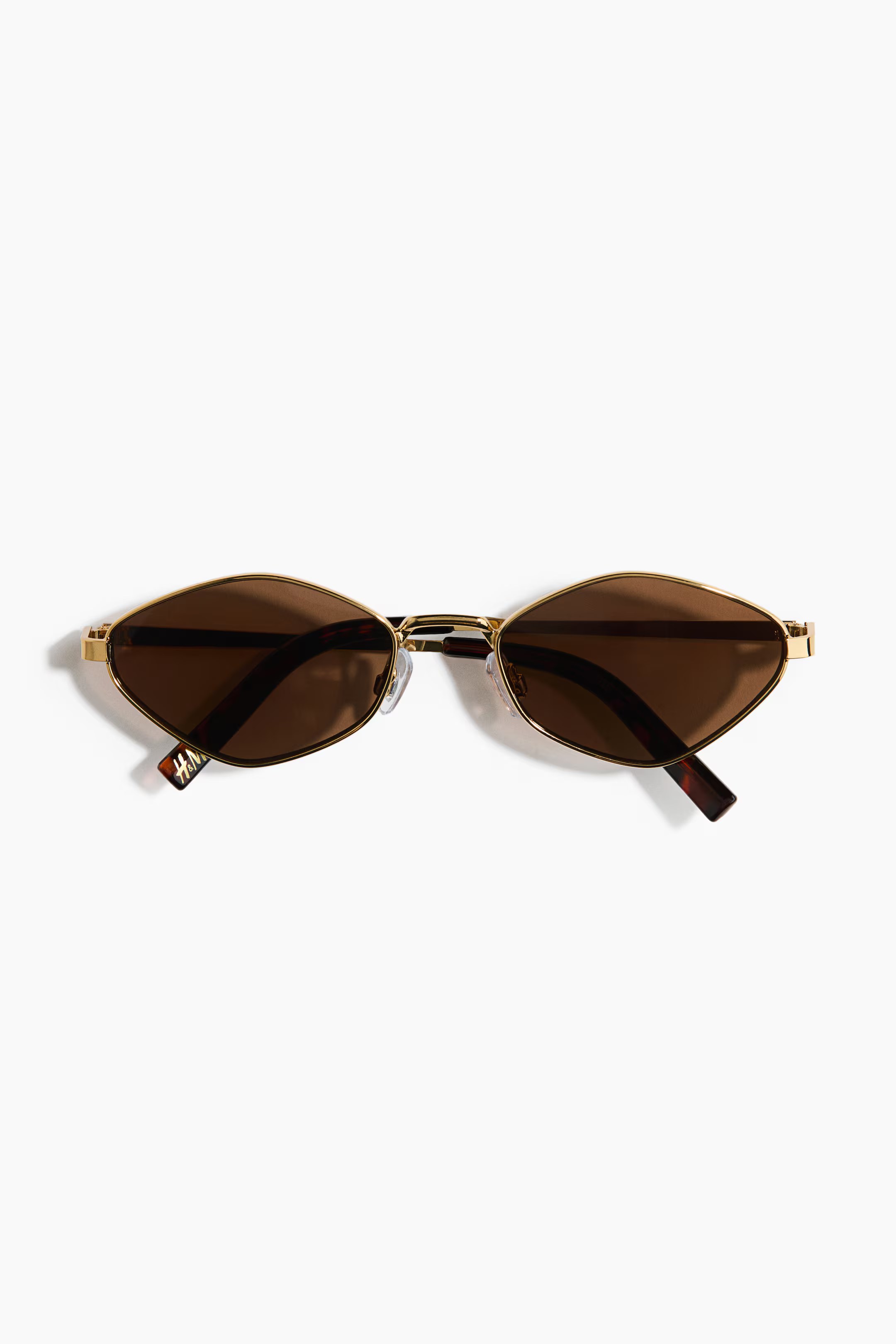 H&M, OVAL SUNGLASSES - dark brown