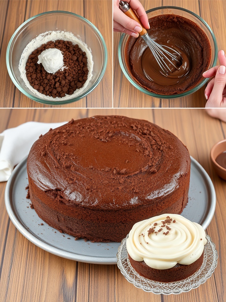 gâteau au chocolat recette facile preparation