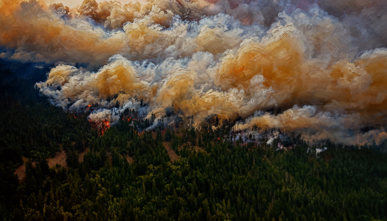 Canada Evacuates Community as Wildfire Smoke Chokes US Air