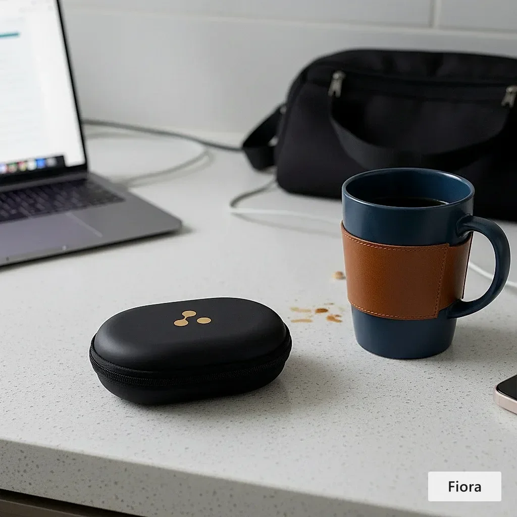NoirFold Earphone Case