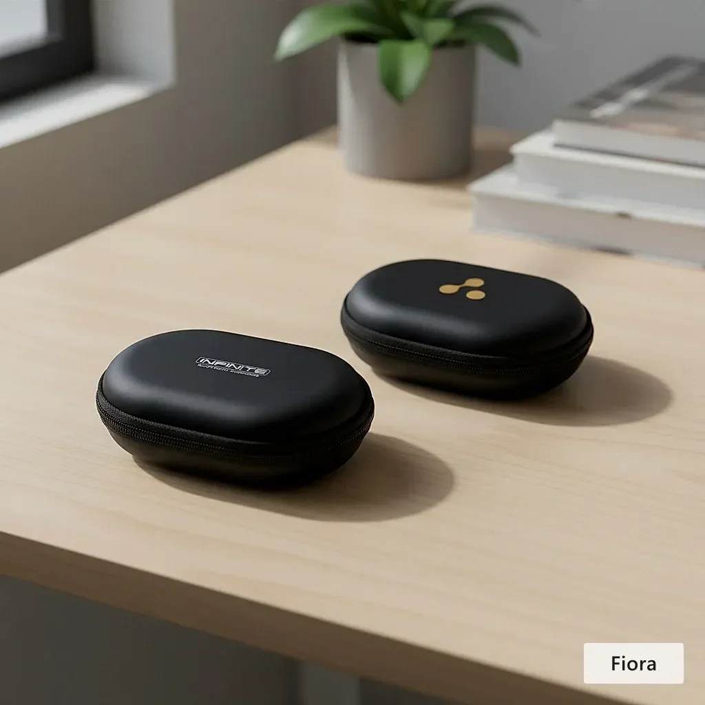 NoirFold Portable Earphone Carrying Case photo 3