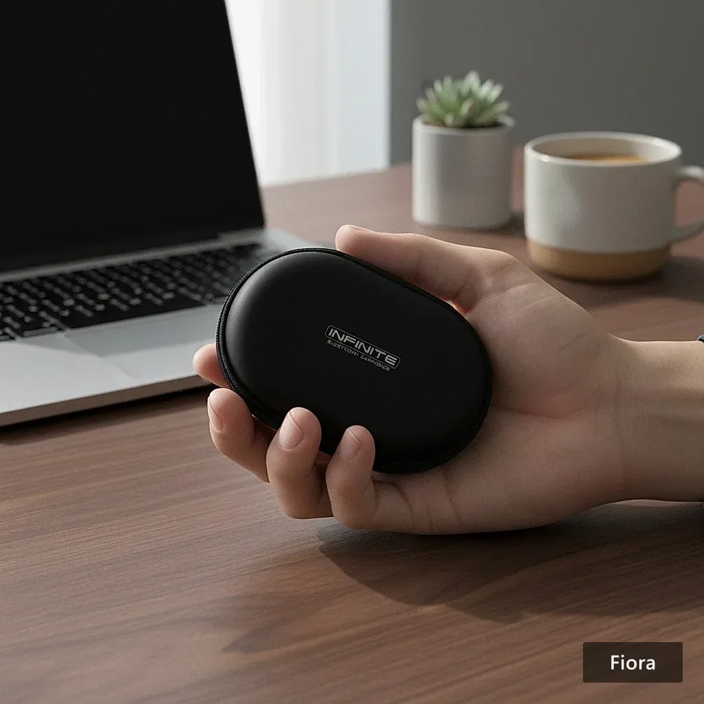 NoirFold Portable Earphone Carrying Case photo 1