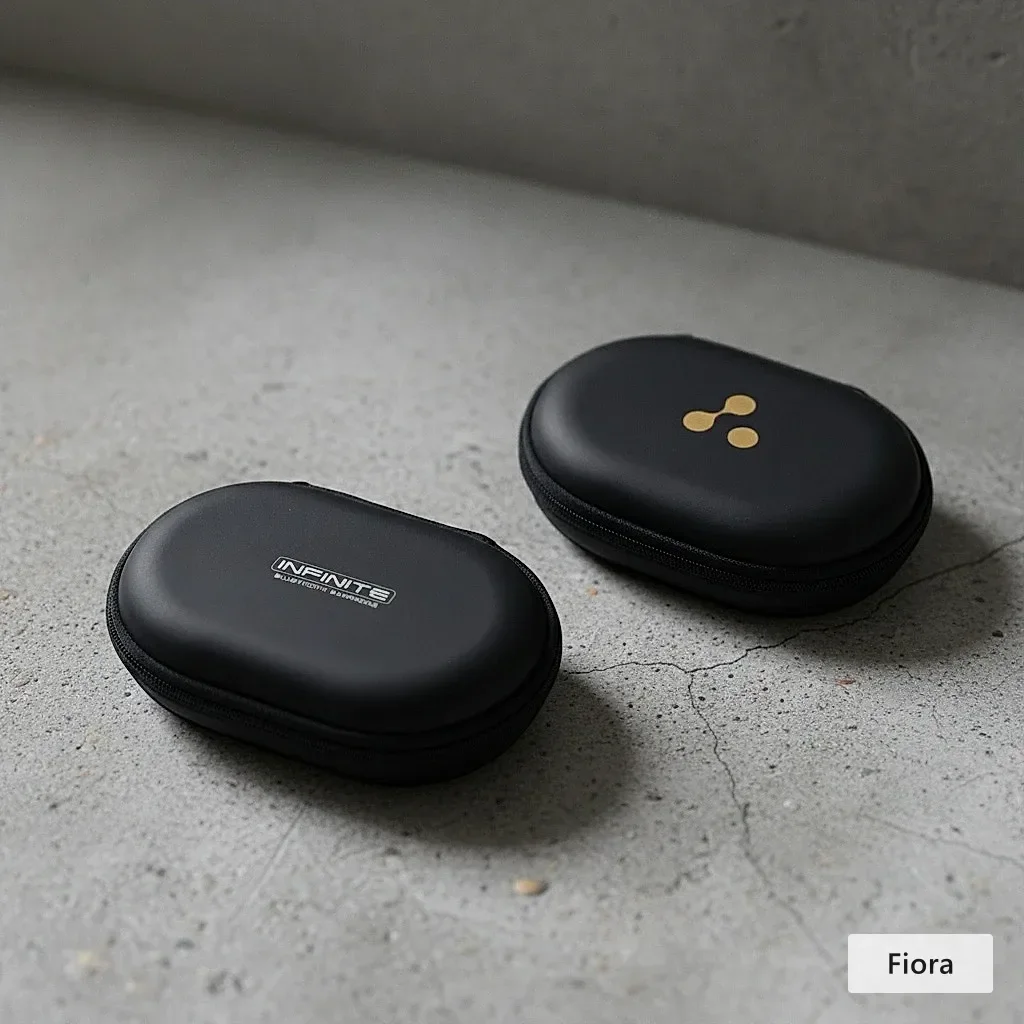 Place earphones