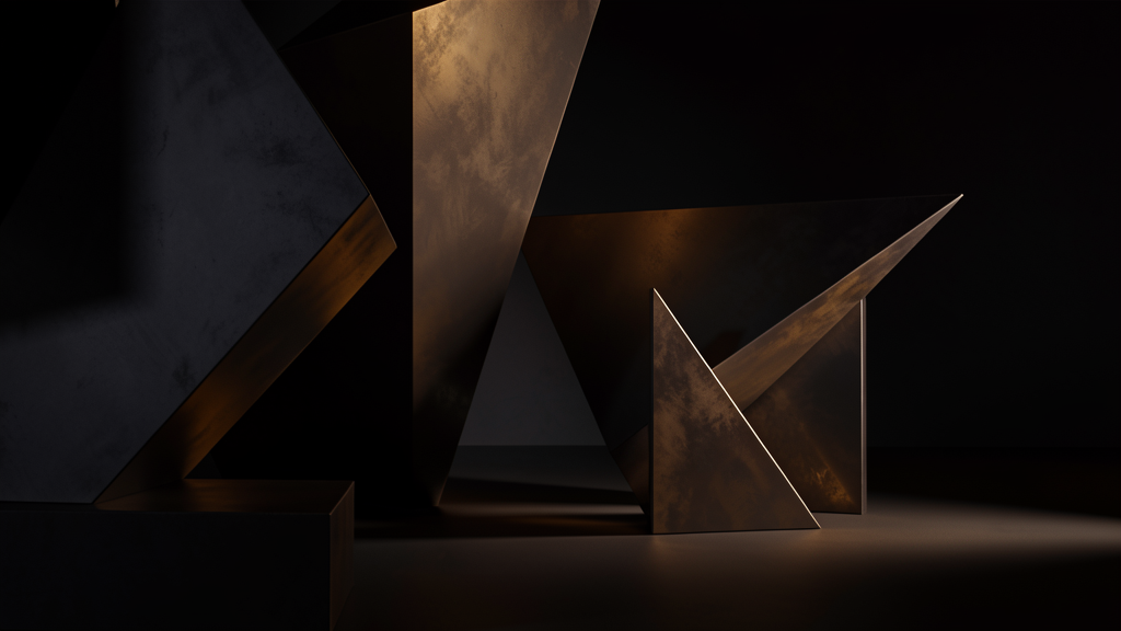 Abstract premium craftsmanship composition