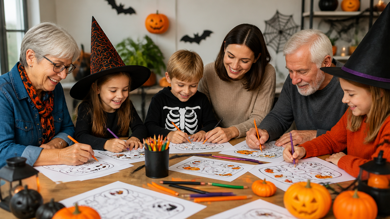 Halloween Coloring Pages for All Ages