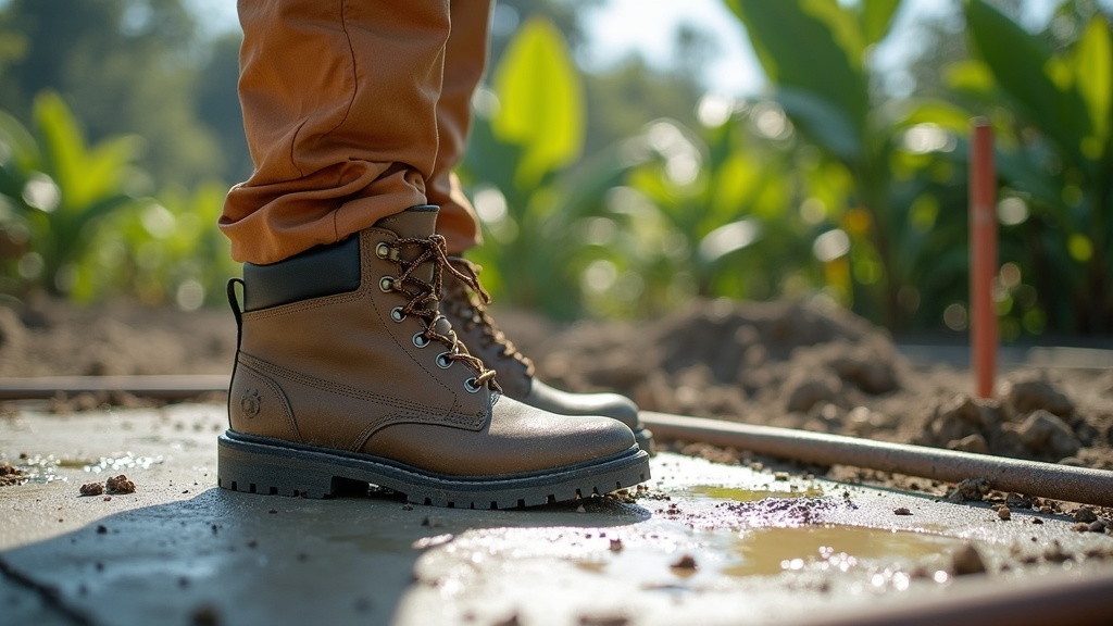 Botas de trabajo para construcción en clima tropical