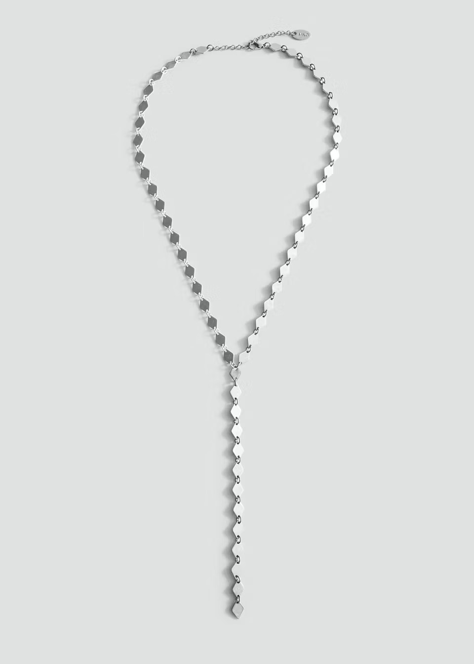 mango, METAL PENDANT NECKLACE - Silver