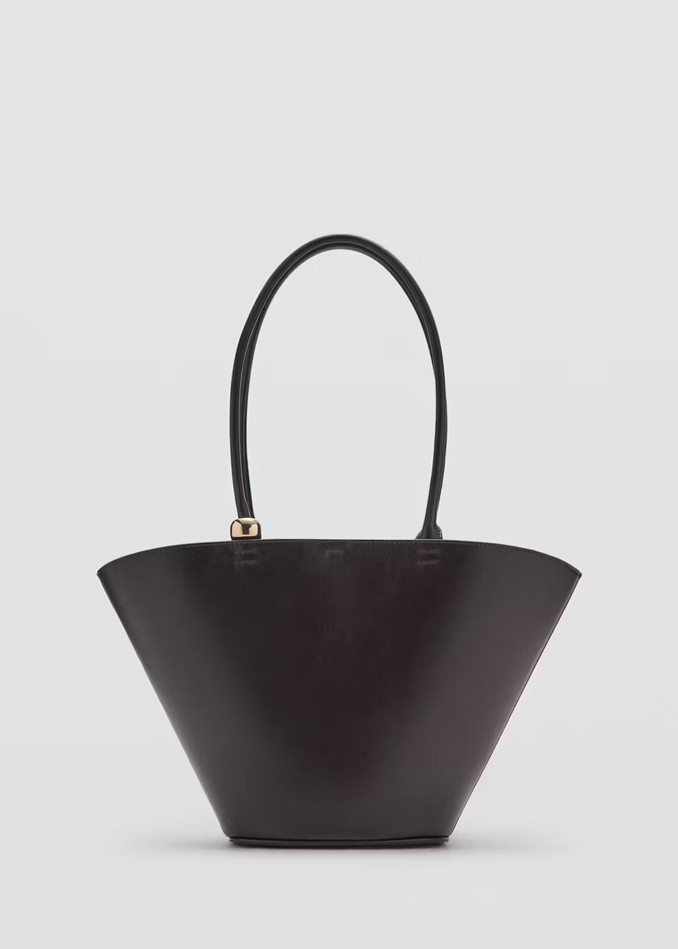 mango, SHOPPER BAG WITH METALLIC DETAIL