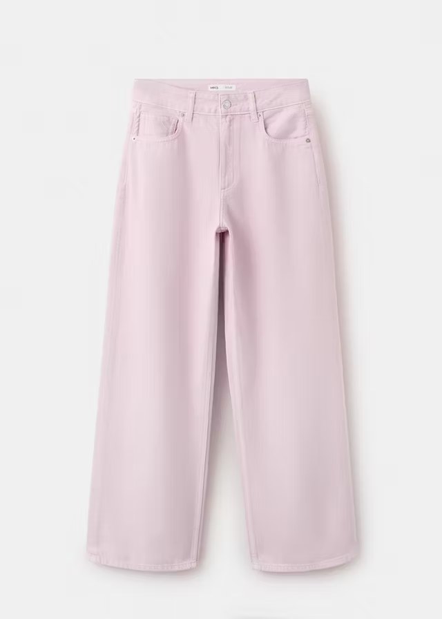 mango, STRAIGHT LOW-WAIST JEANS