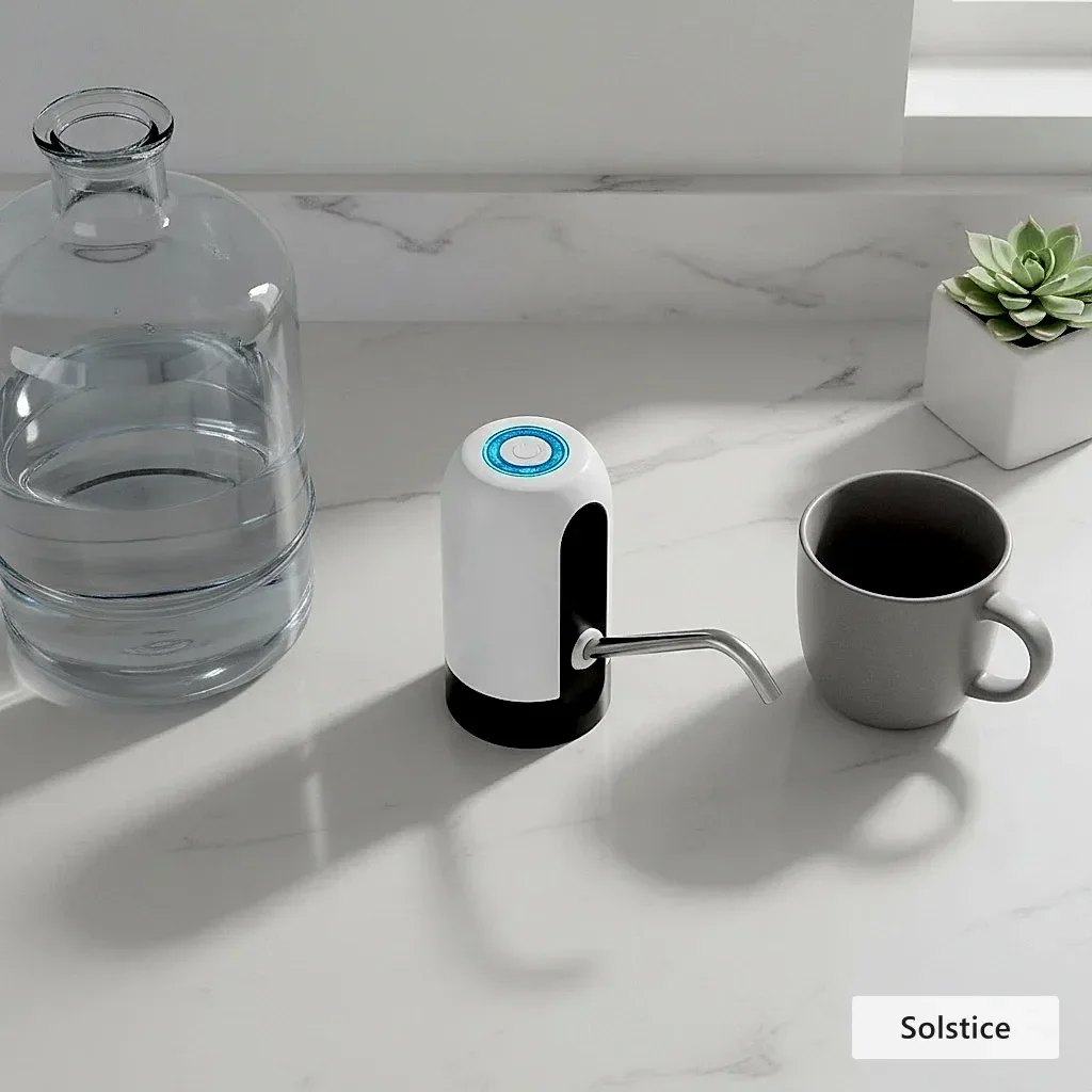 NoirFold™ Automatic Water Bottle Pump Dispenser photo 3