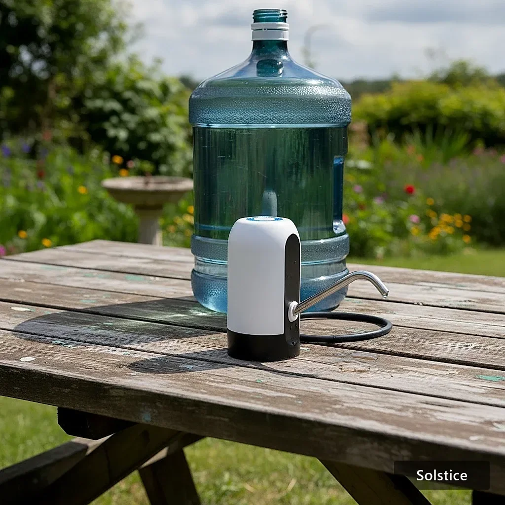 NoirFold™ Automatic Water Bottle Pump Dispenser photo 8