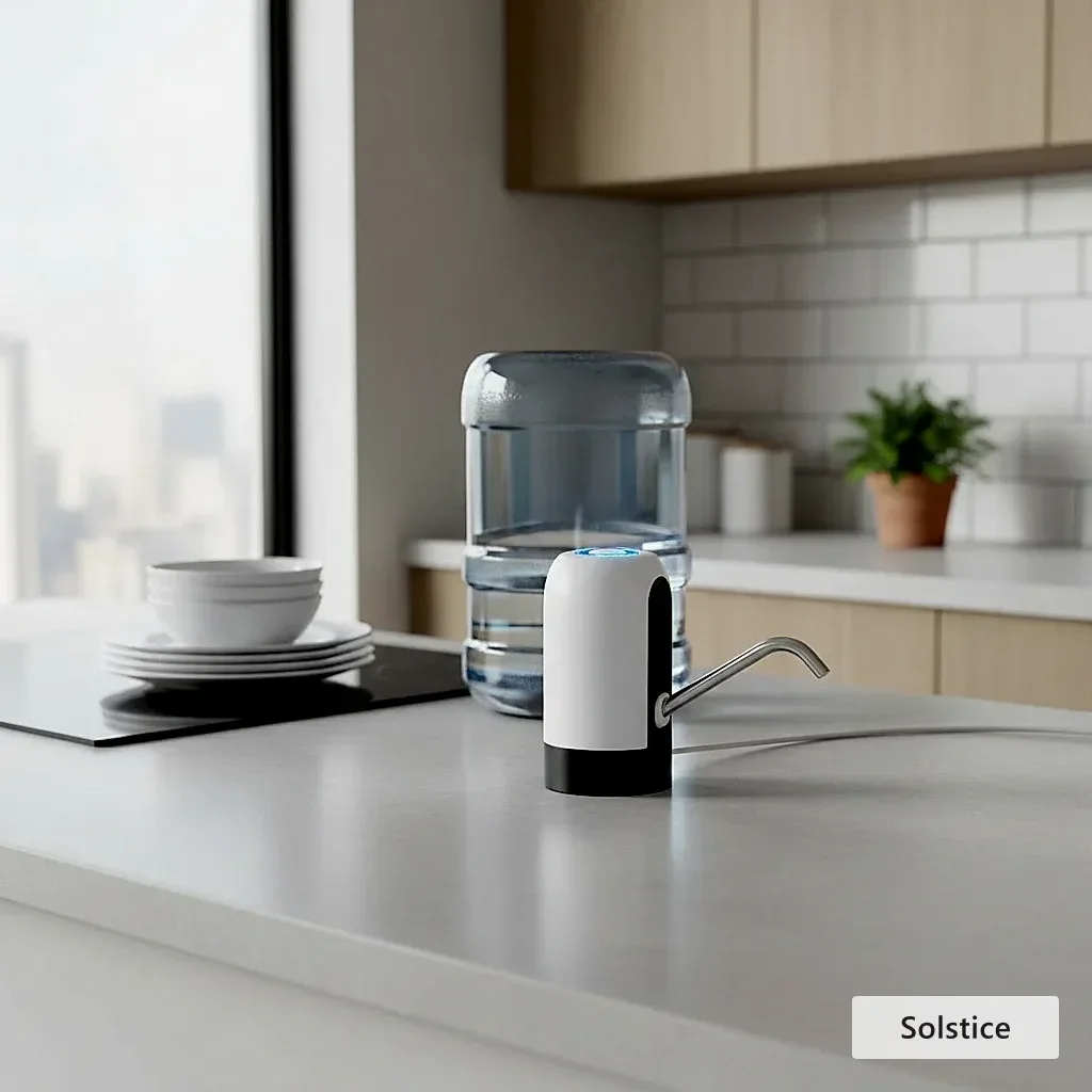 NoirFold™ Automatic Water Bottle Pump Dispenser photo 7