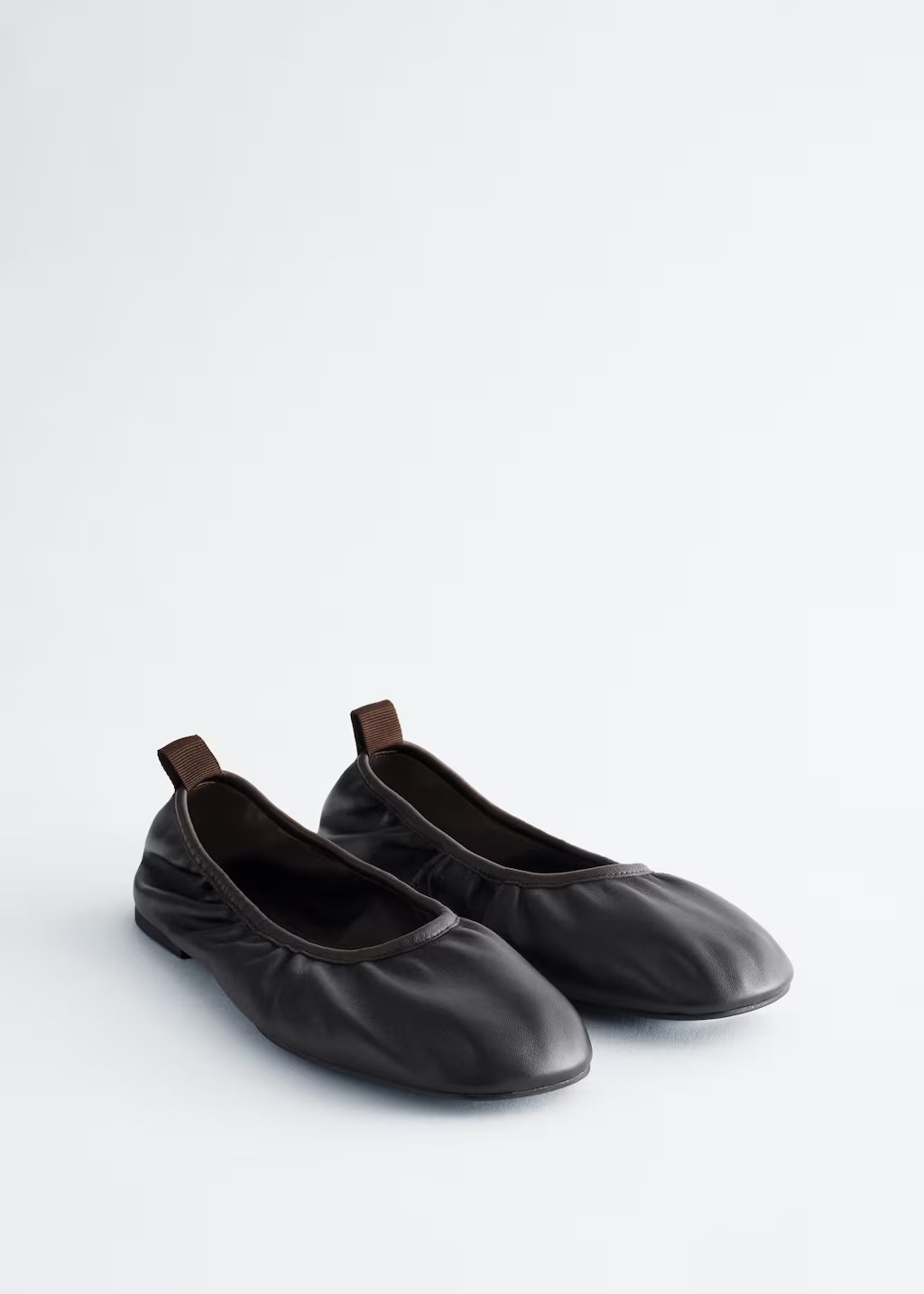 & Other stories, LEATHER BALLET FLATS