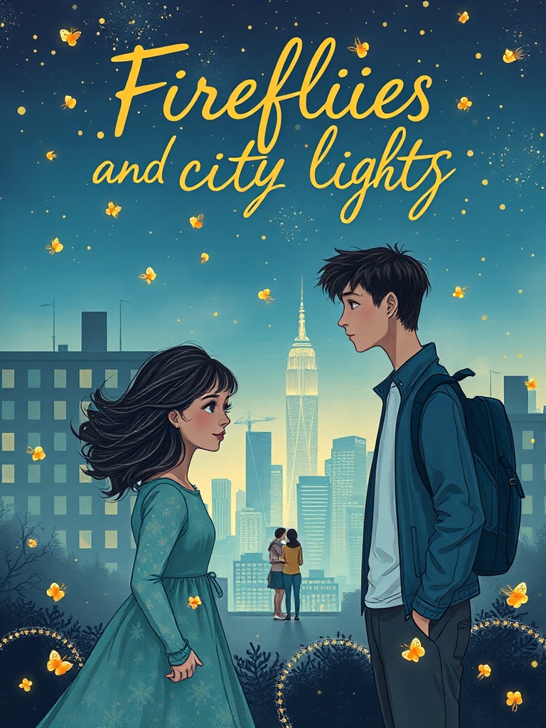Fireflies and city lights