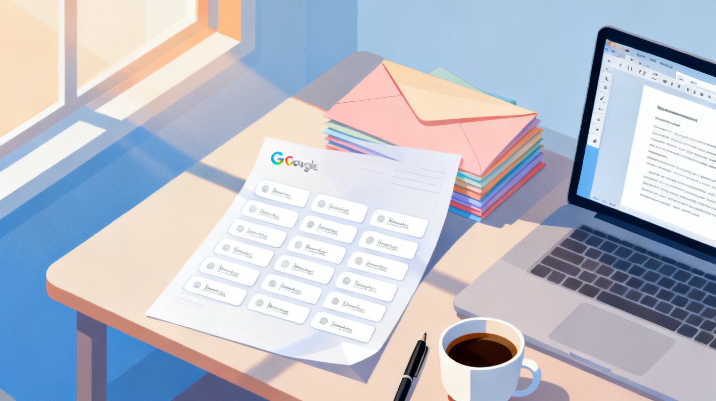 How to Print Return Address Labels from Google Docs Easily