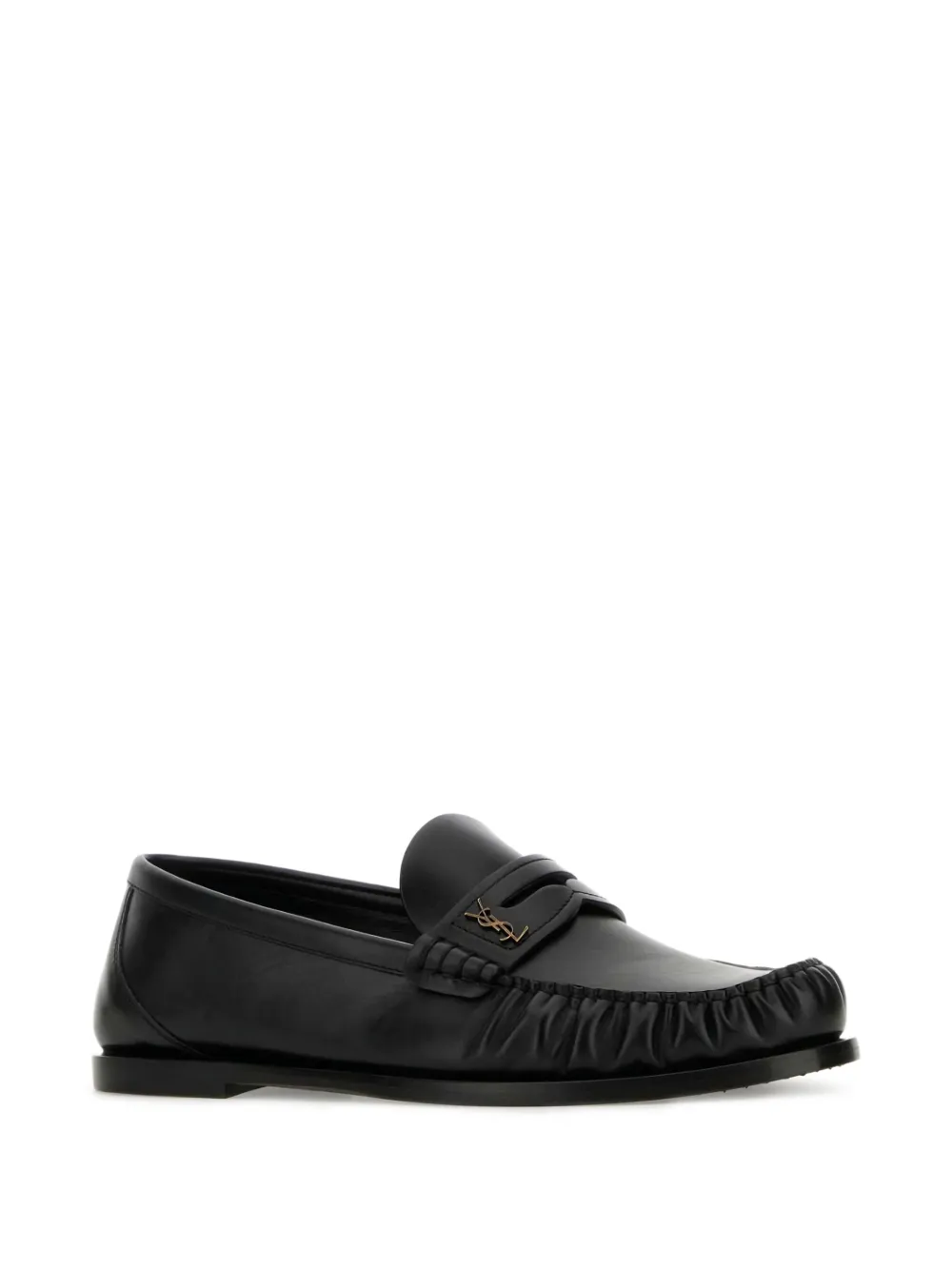 Farfetch, Saint Laurent leather loafers