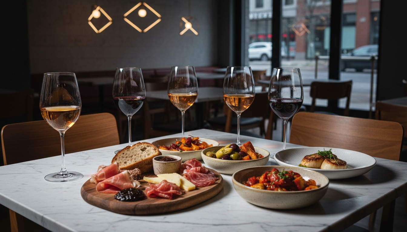 Cozy wine bar atmosphere Montreal