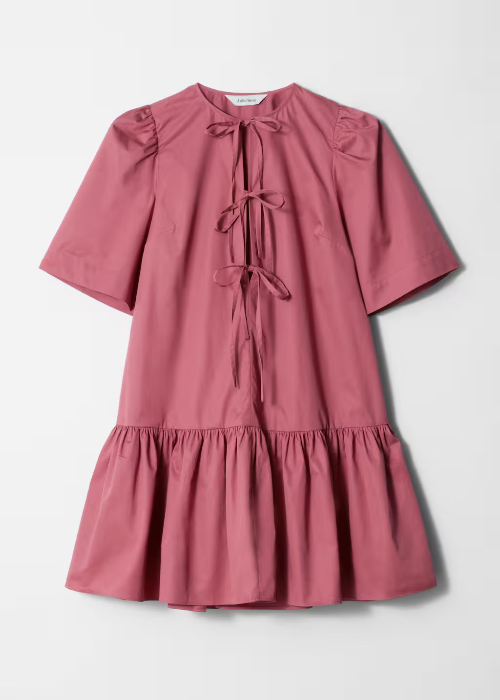 &other stories, PEPLUM MINI DRESS