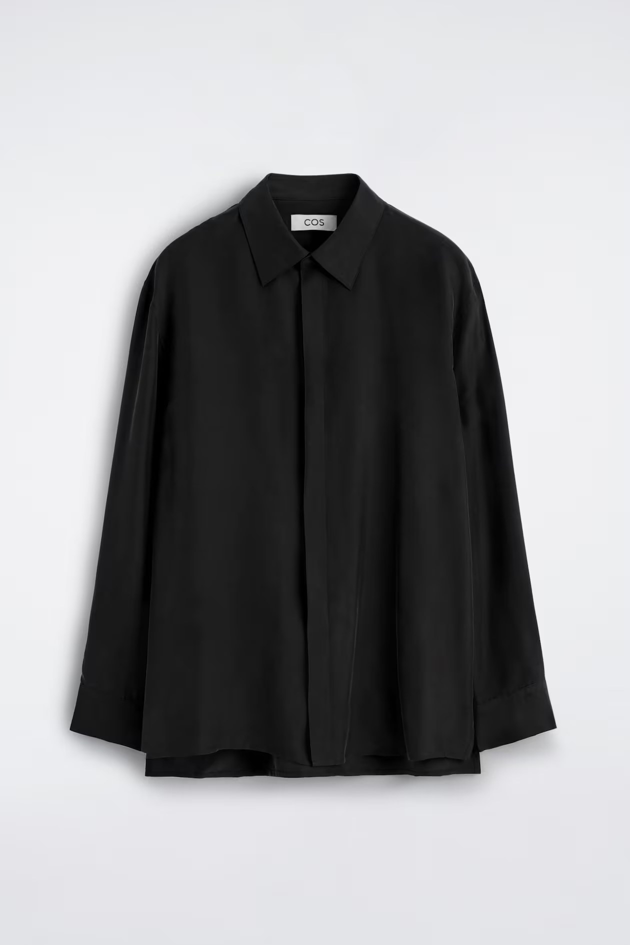 COS, TAILORED SILK SHIRT