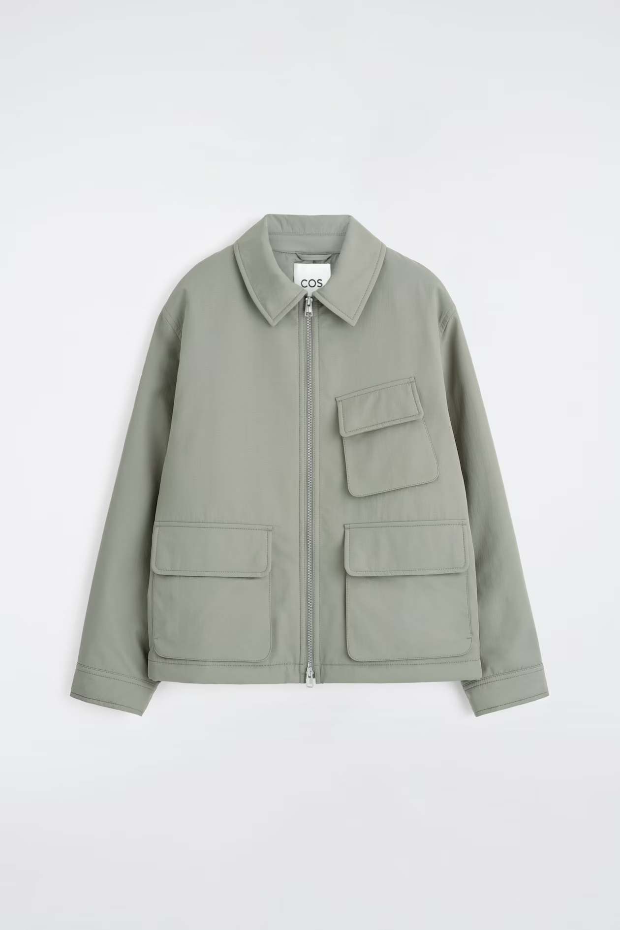 cos, PADDED NYLON UTILITY JACKET