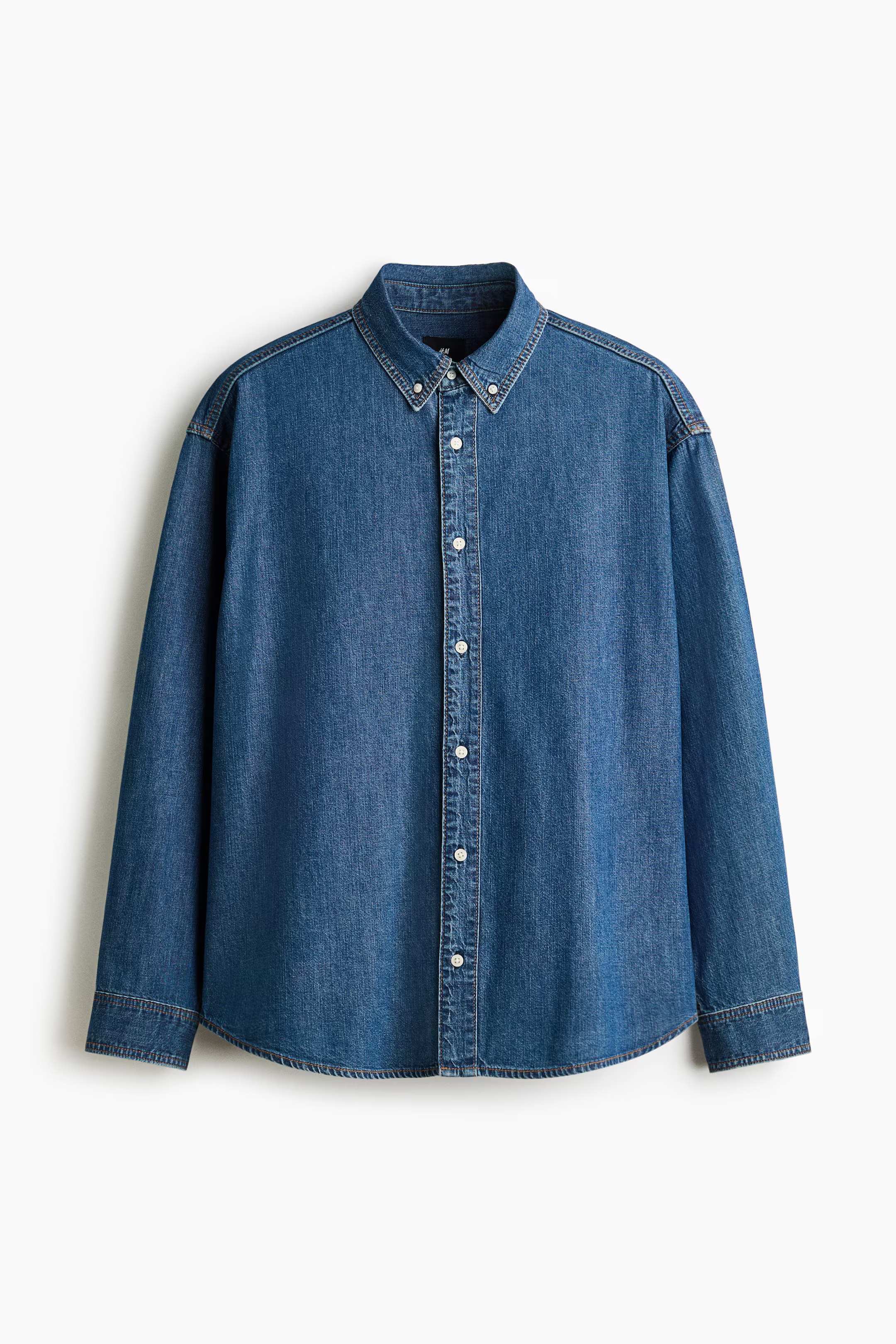 H&M, OVERSIZED DENIM SHIRT