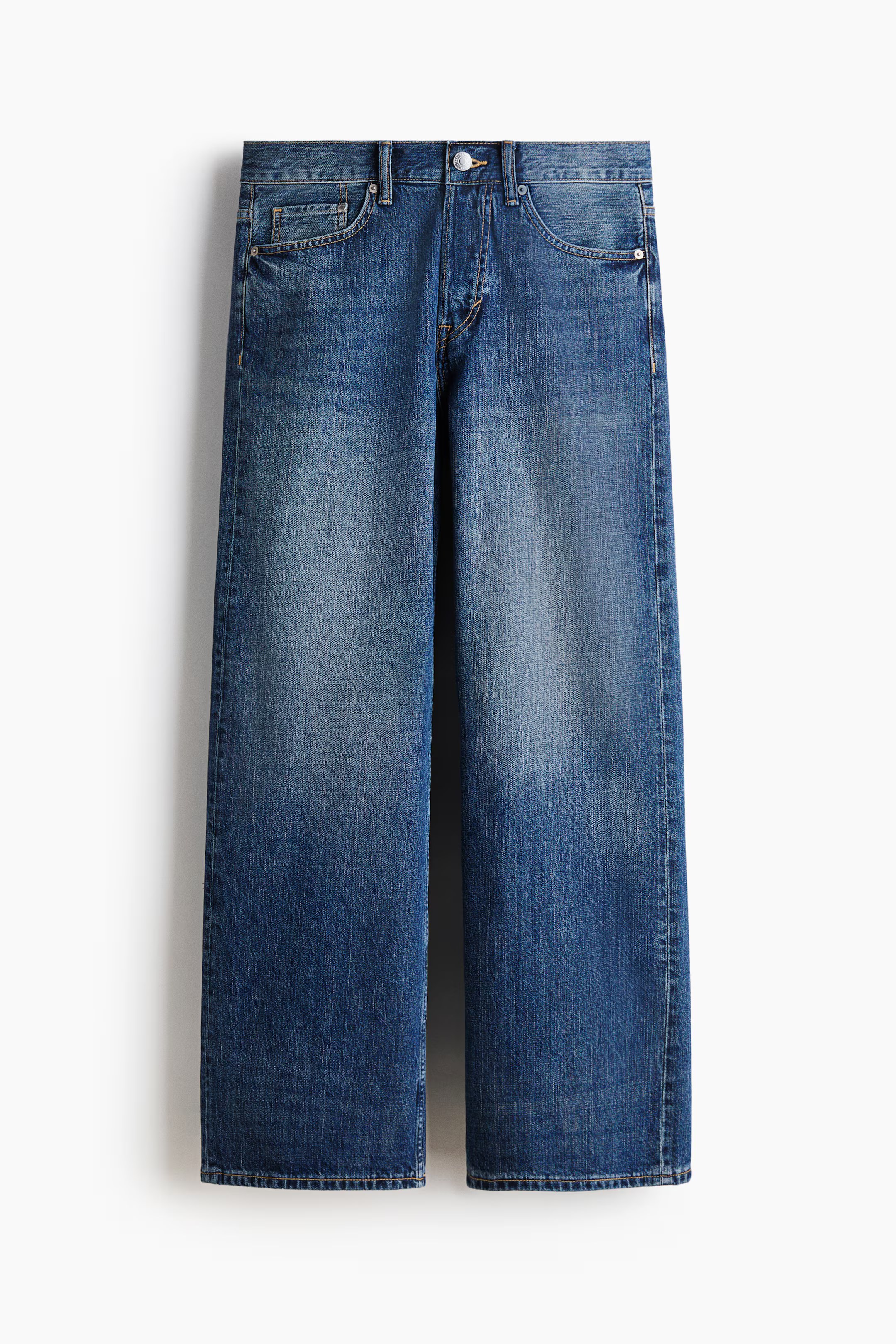 H&M, LOOSE STRAIGHT JEANS