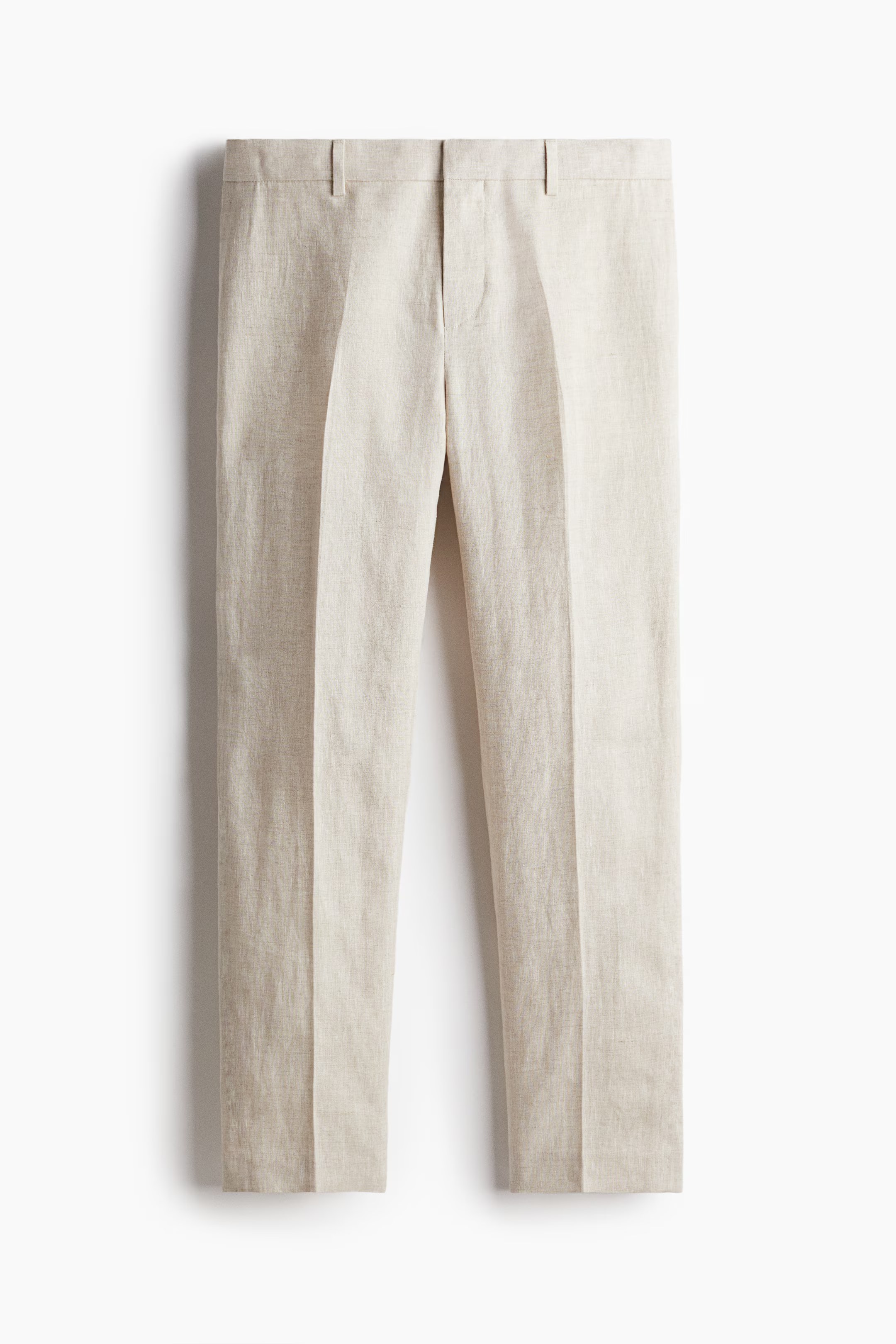 H&M, SLIM-FIT LINEN SUIT PANTS