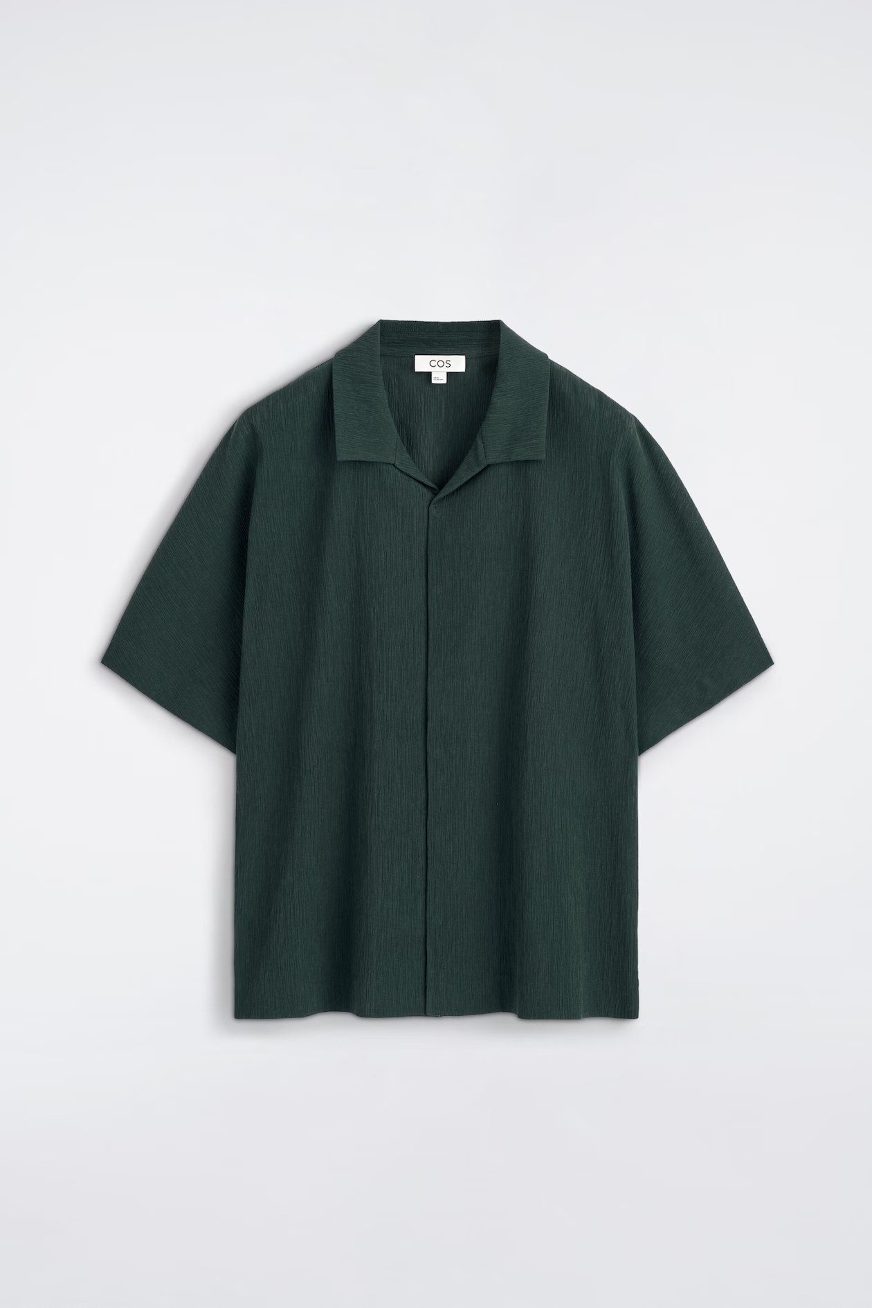 cos, CRINKLED-COTTON SHIRT