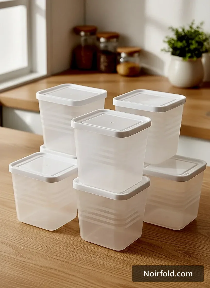 NoirFold 6-Piece Airtight Container Set