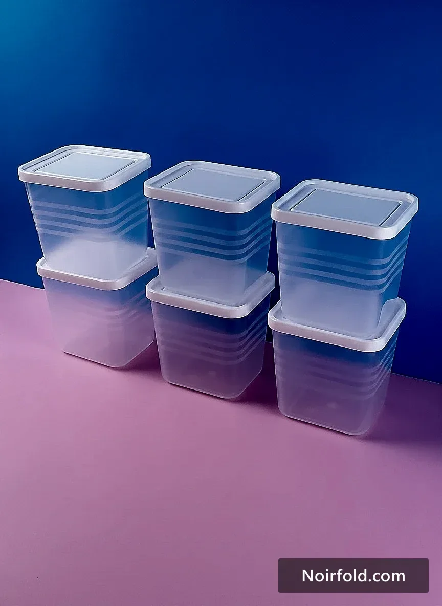 NoirFold 6-Piece Airtight Container Set