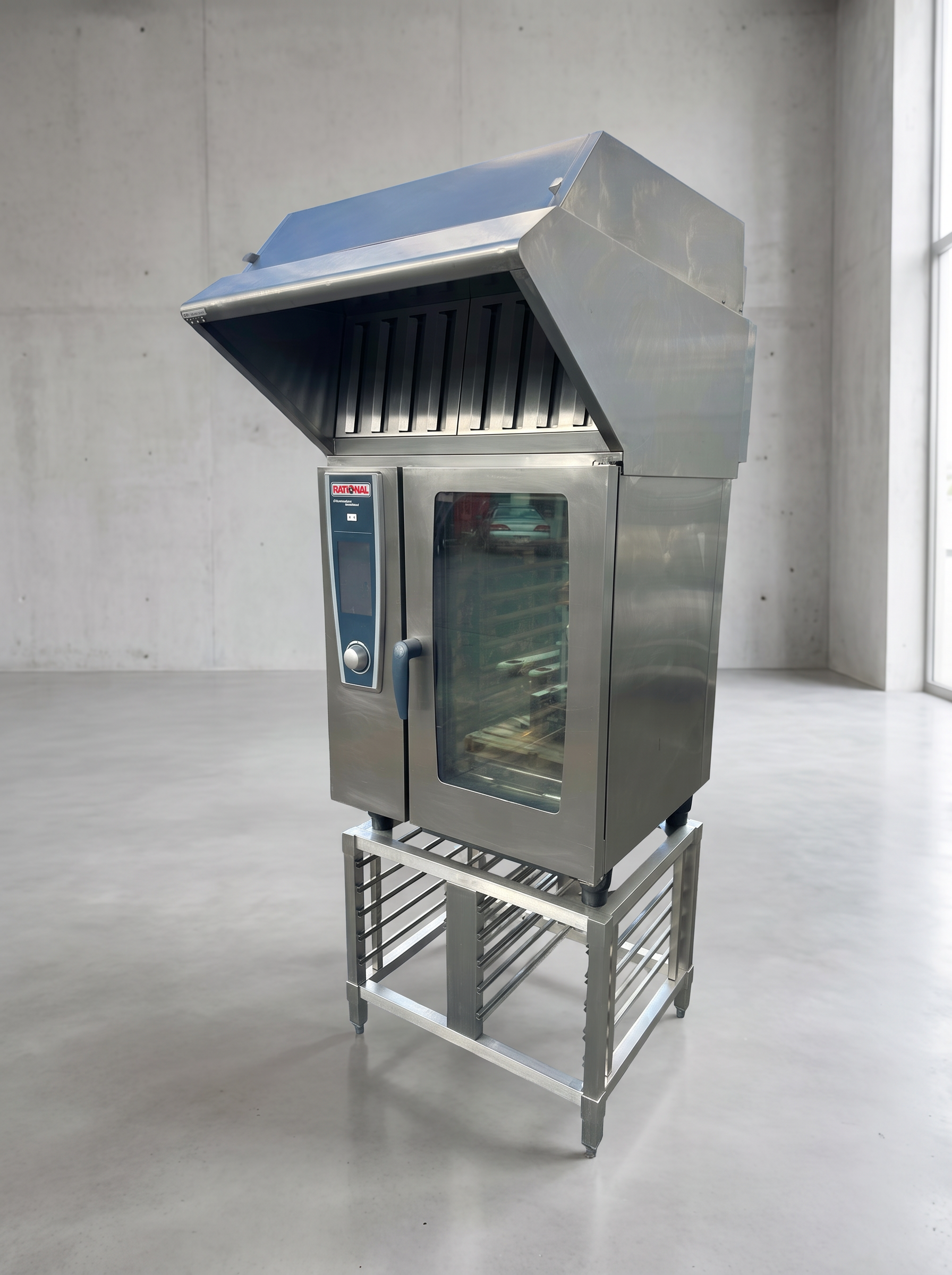 Rational SCCWE101E 10 Tray Combi Oven with Stand