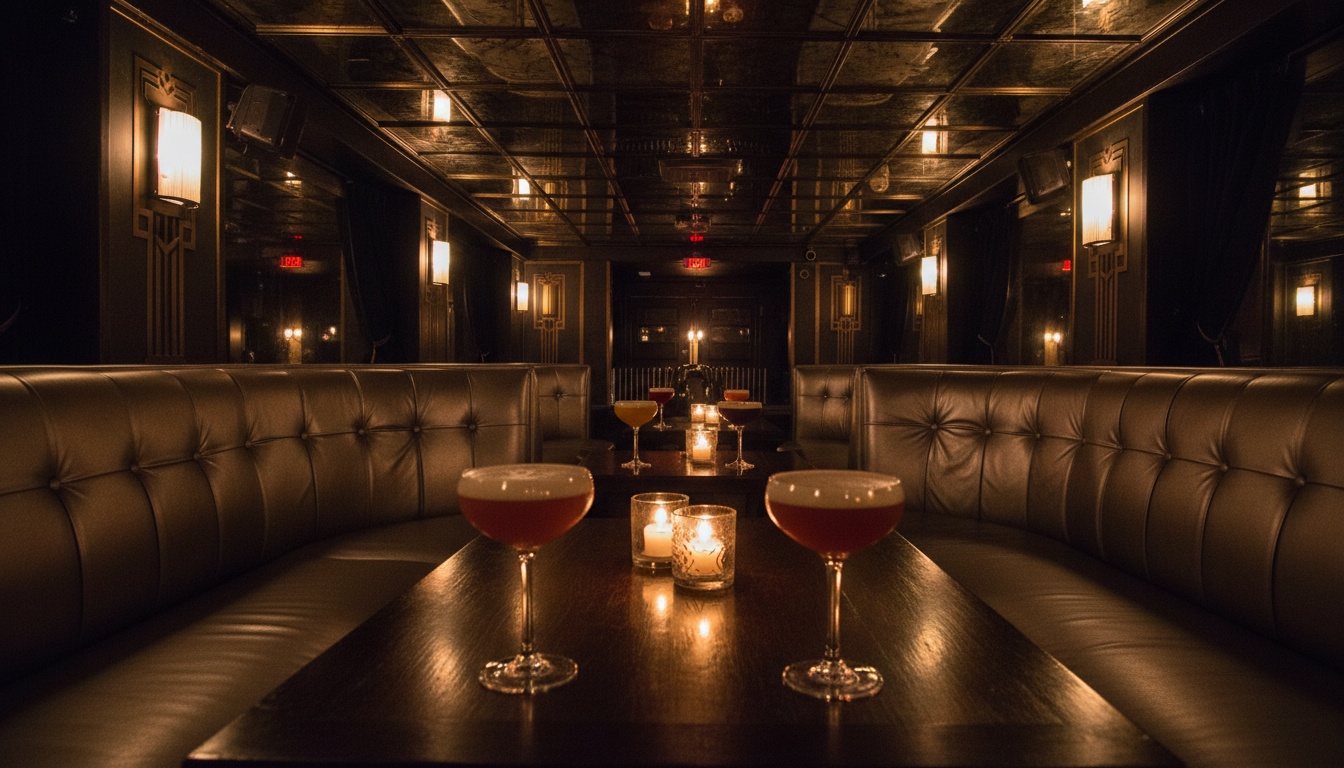 Atwater Cocktail Club cocktail bar interior in Montreal