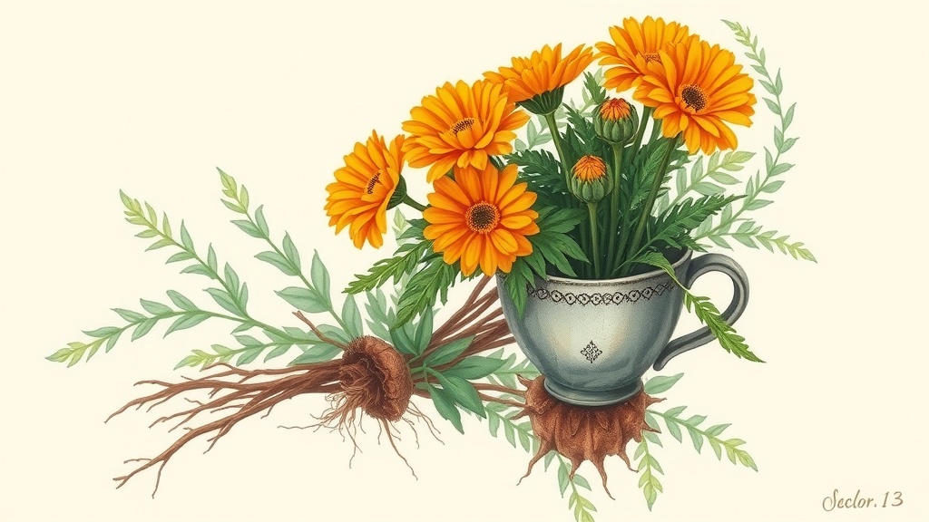Infusão de Calendula para Saúde da Pele: Receita e Benefícios