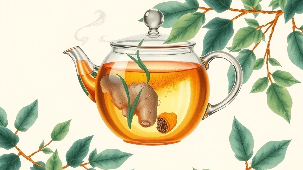 Infusão de Gengibre e Cúrcuma: Receita Anti-Inflamatória
