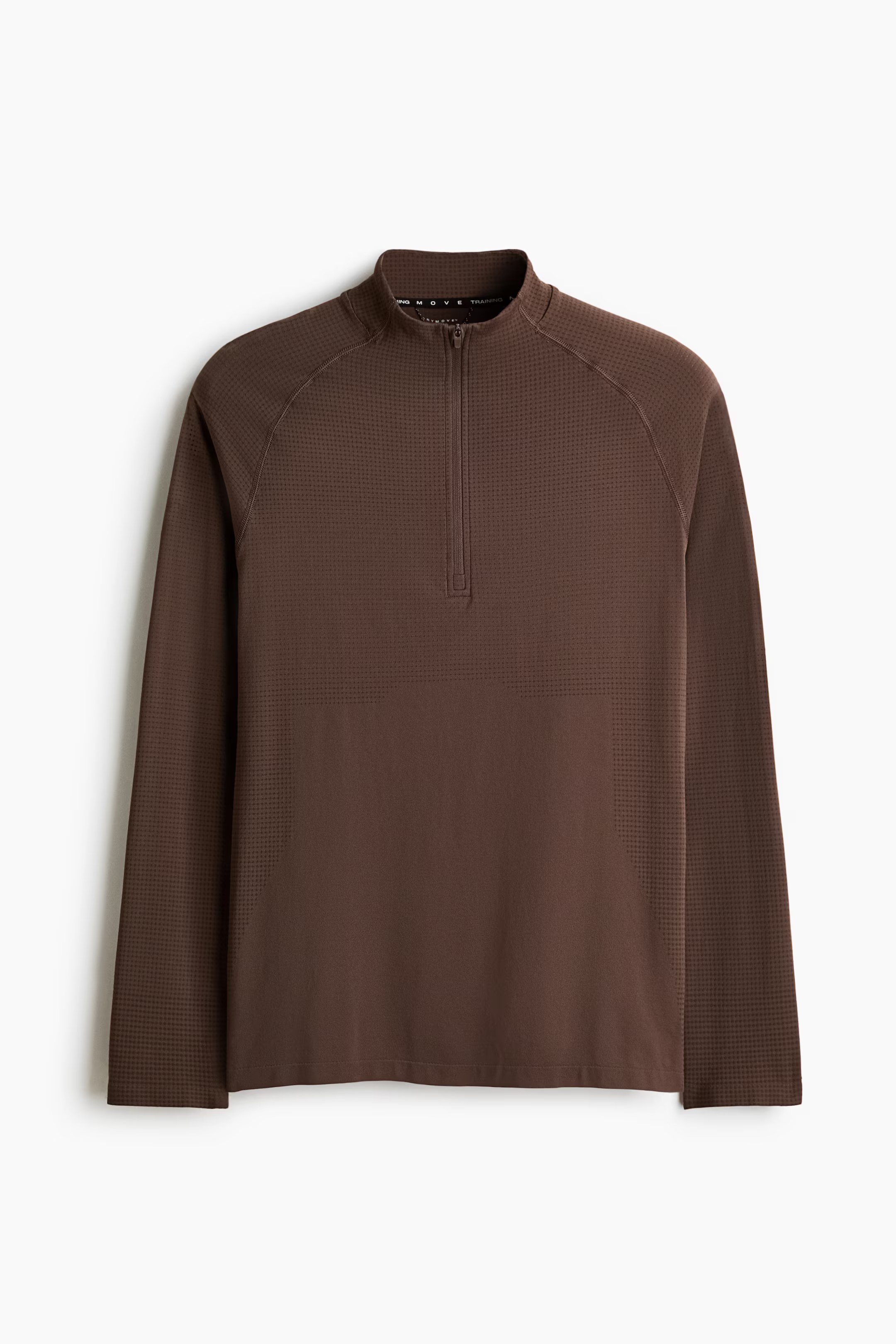 H&M, MUSCLE-FIT HALF-ZIP SPORTS SHIRT WITH DRYMOVE™