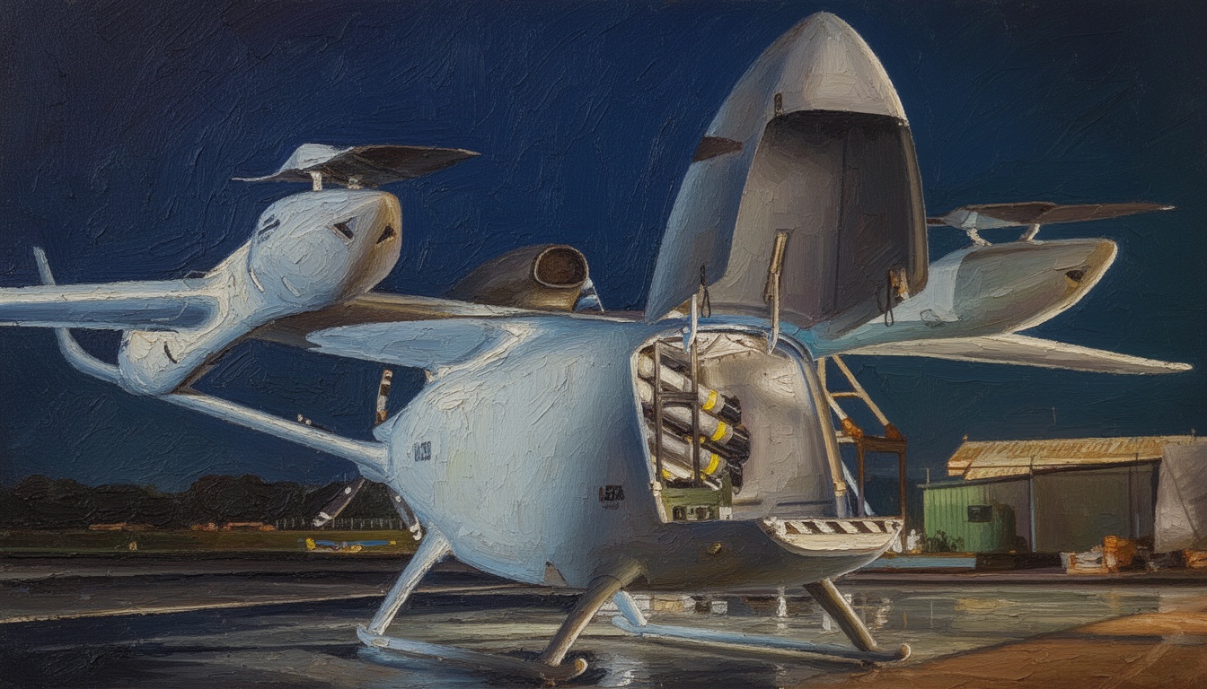 MV250 Hybrid-Electric VTOL Drone Revealed for Combat Cargo