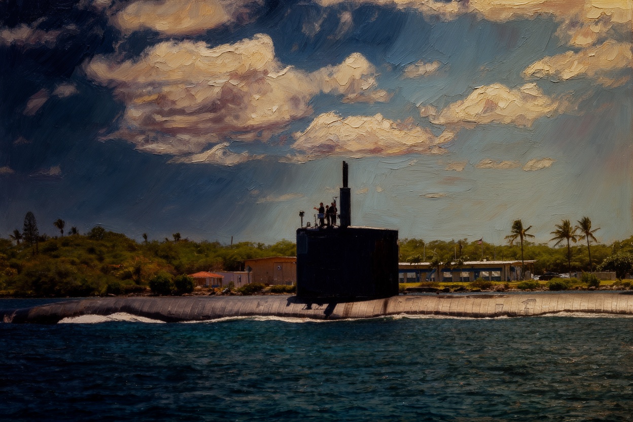 USS Charlotte Crew Receives Navy Unit Commendation Award