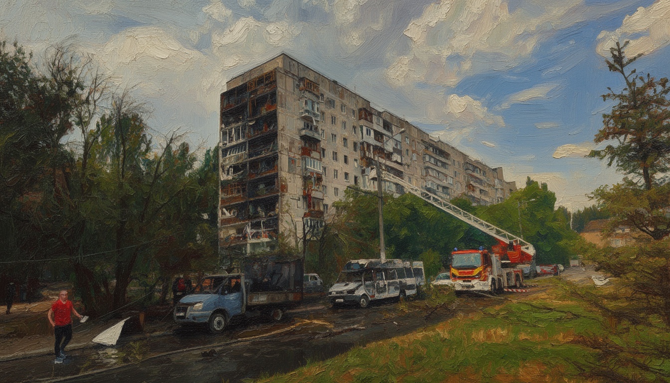Russian Strike in Zaporizhzhia Kills Three and Injures Thirteen