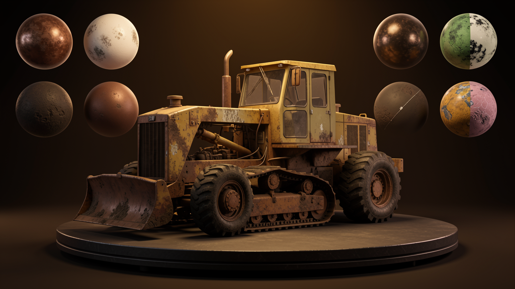 Generated dirty-texture quality control concept