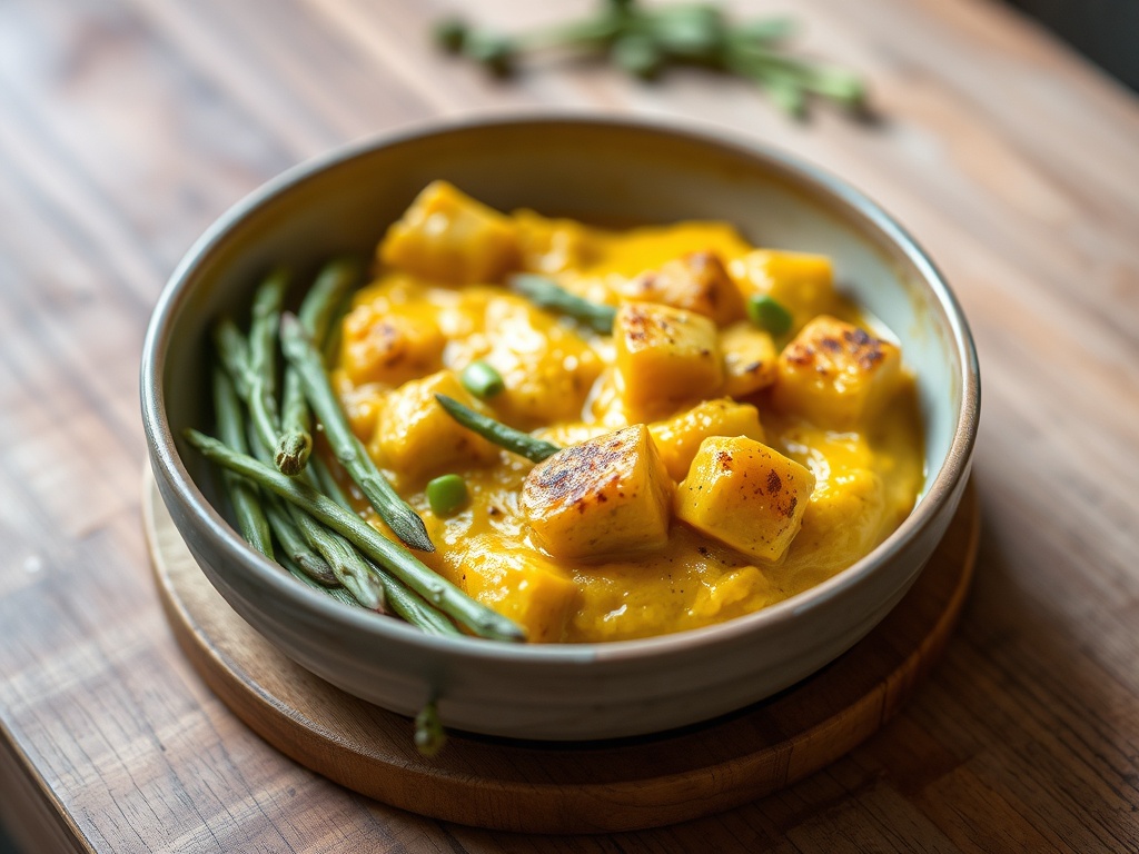 Sarrasinotto Crémeux aux Épinards et Cabillaud au Curcuma : Recette Minceur Rapide et Maison