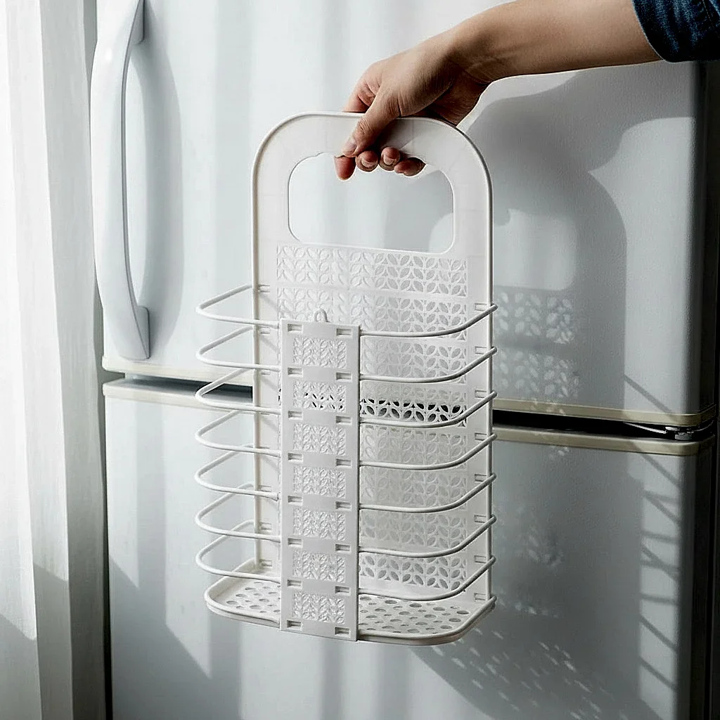 NoirFold Wall Hanging Collapsible Laundry Basket